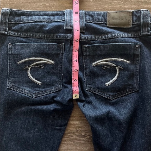 frankie b. women's 27 low rise bootcut jeans - Picture 9 of 9
